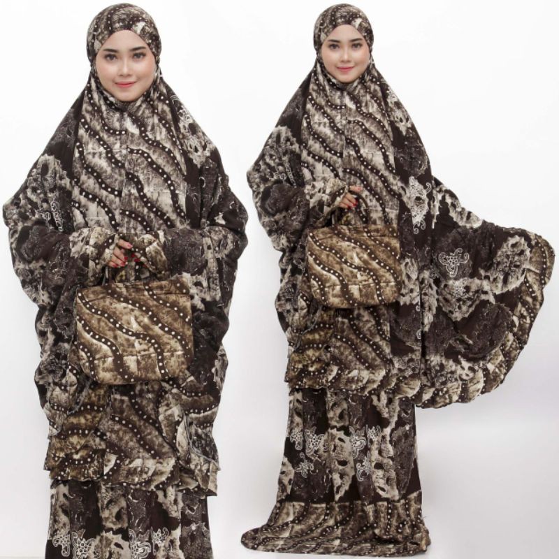 mukena abstrak