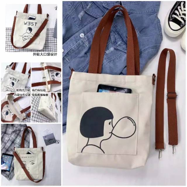 Vintage tote bag