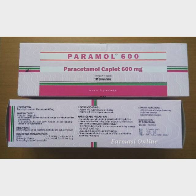 Paramol Paracetamol 600 mg Box 100 Tablet