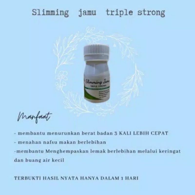 CELO SLIMMING JAMU TRIPLE STRONG