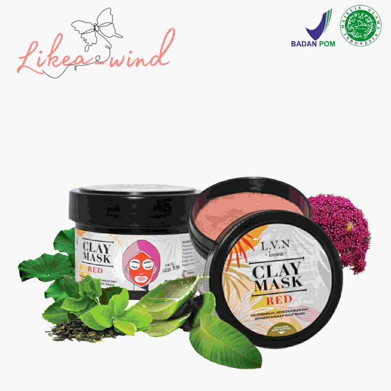 Lovana Clay Mask Red