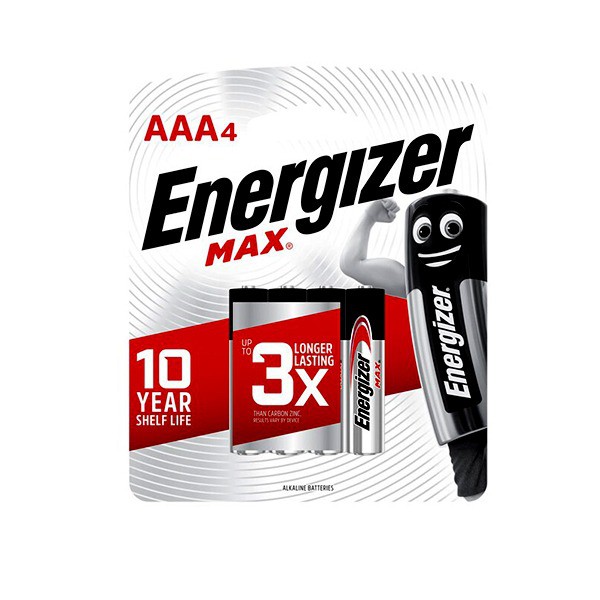 Energizer Alk Max Aaa/4