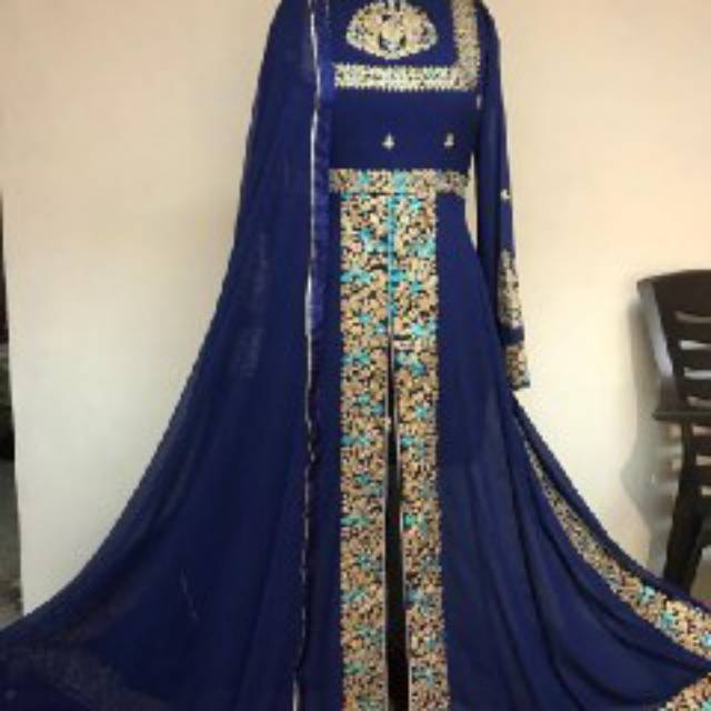 HEAVY GOERGETTE GOWN