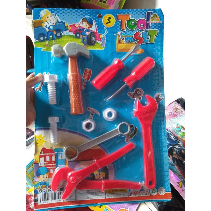 mainan anak tool set