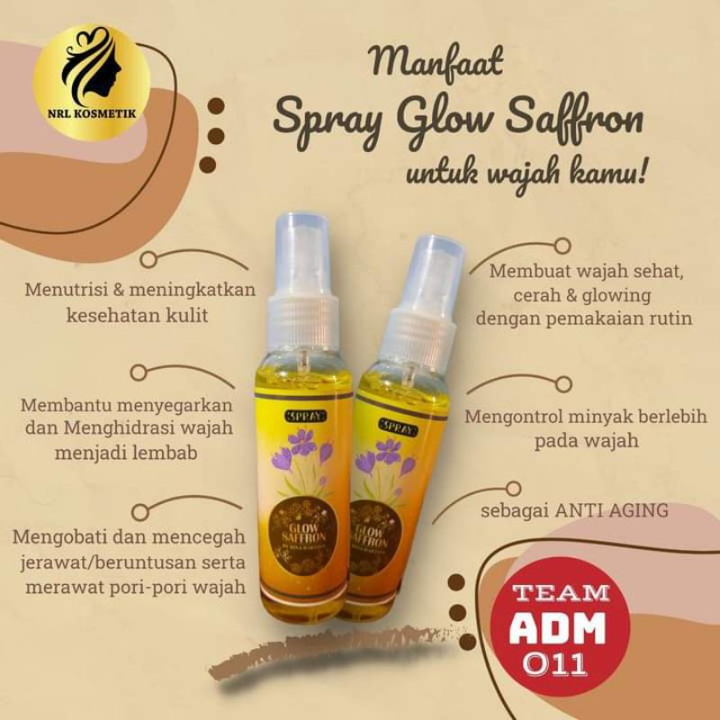 (COD) SPRAY SAFRON NRL TERBARU + BUBBLE WRAP EXTRA