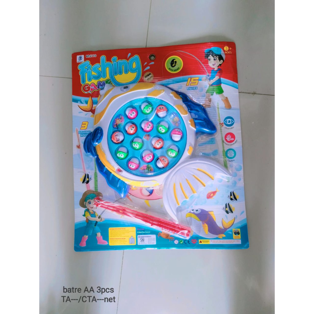 mainan anak pancing-pacingan/fishing gam