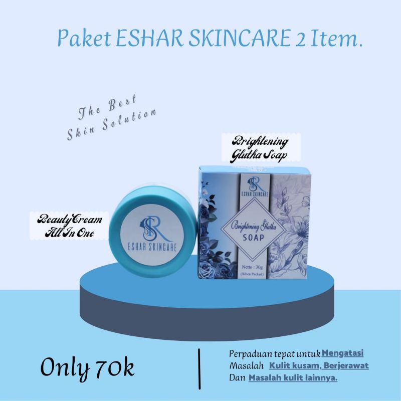 PAKET CREAM DAN SABUN ESHAR