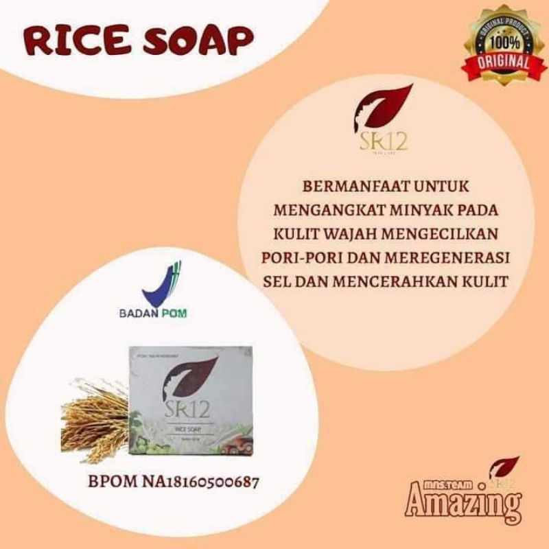 RICE SOAP SABUN JERAWAT