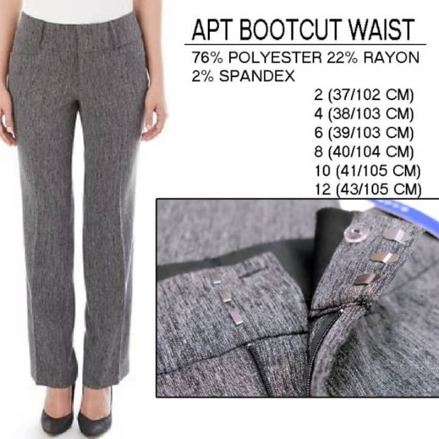 Celana branded-APT BOOTCUT WAIST