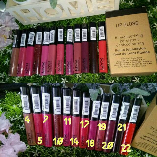 lipstick NYX lipsgloss Matte