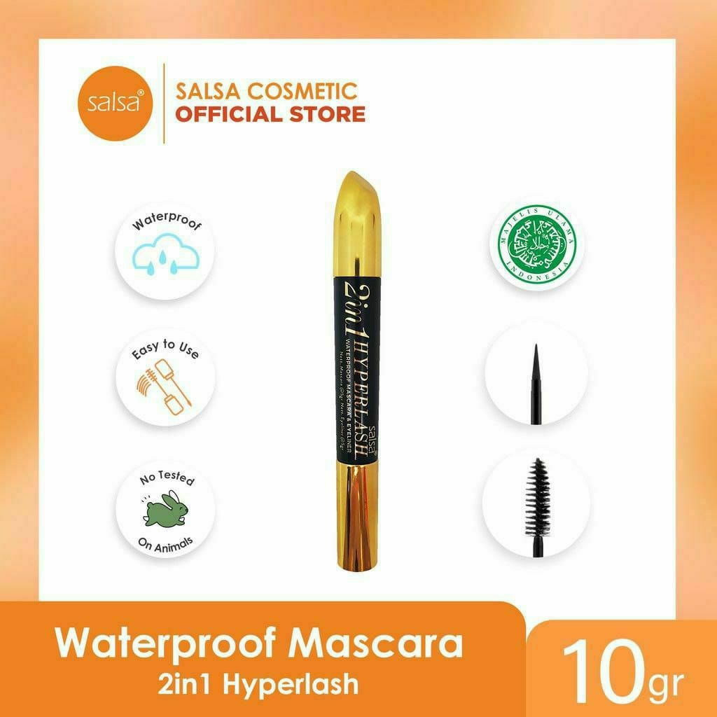 WATERPROOF MASCARA Salsa 2 in 1 HYPERLASH