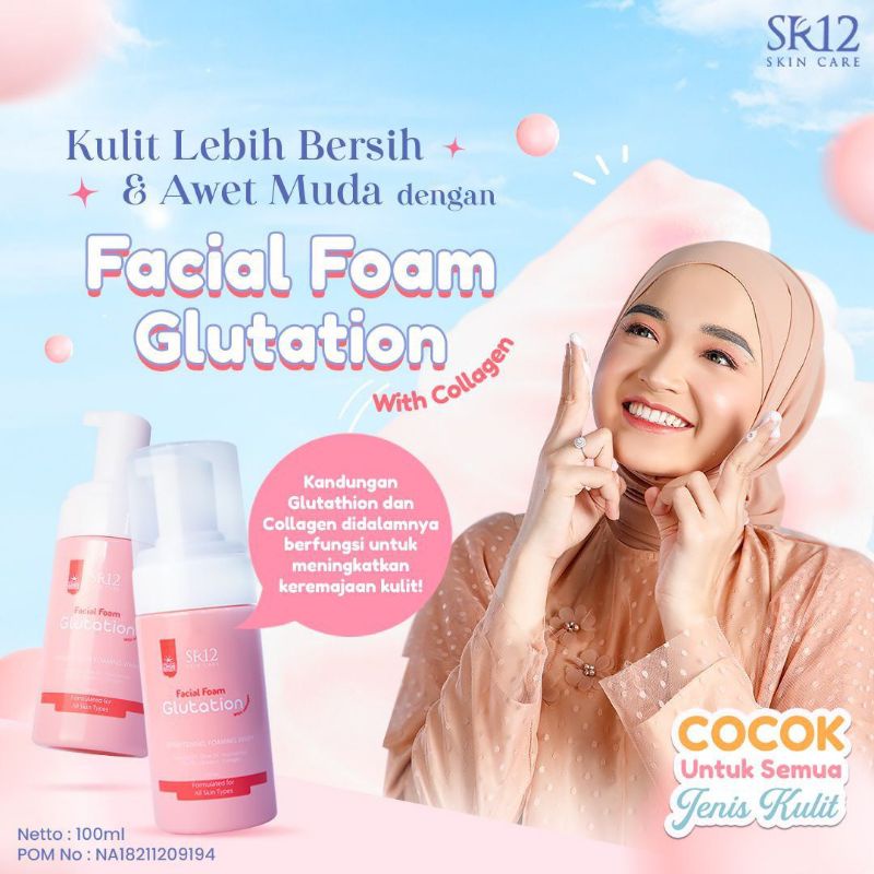 Facial Foam Glutation + collagen SR12