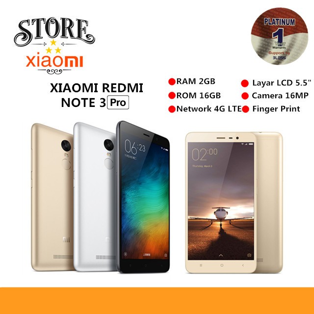 Xiaomi Redmi Note 3 PRO 2/16GB Silver