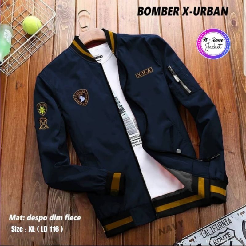 Jaket bomber / jaket pria