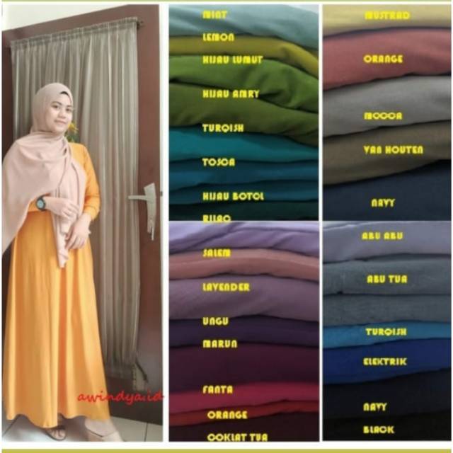 Gamis jersey busui