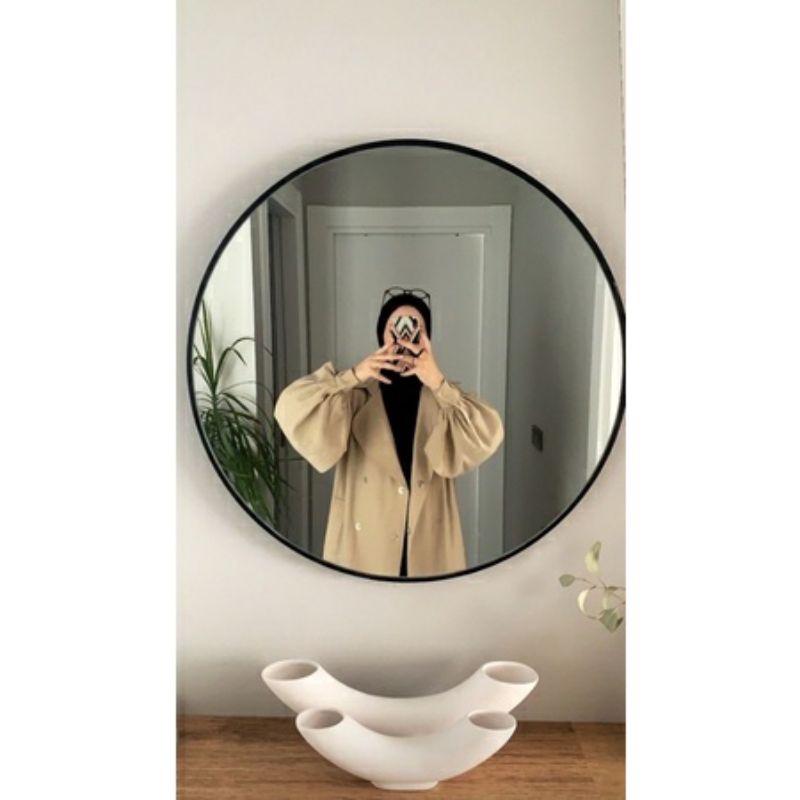 Cermin bulat aesthetic