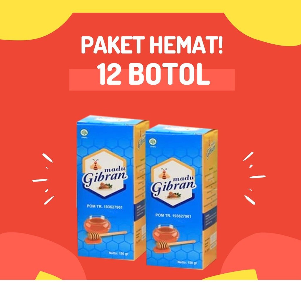 MADU ANAK GIBRAN BPOM COD (12 BOTOL)