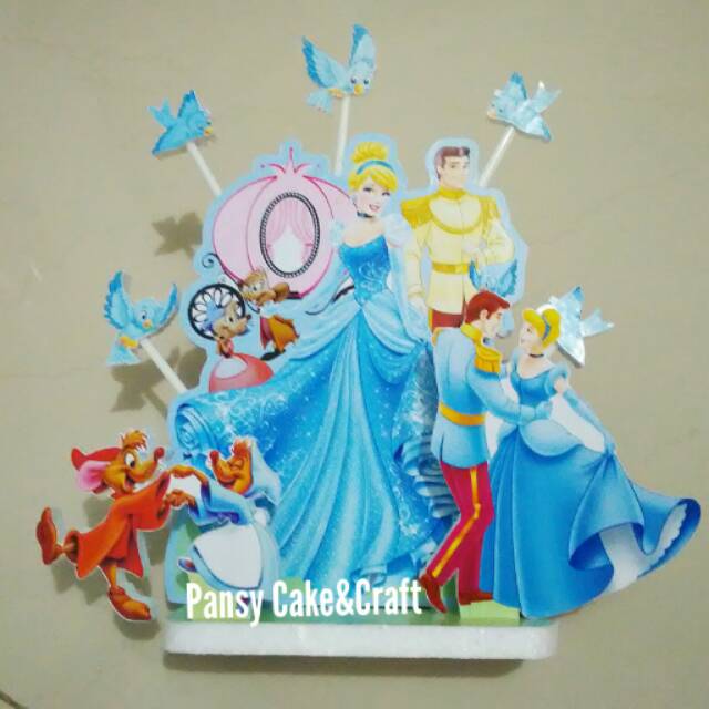Cake topper Princess Cinderella Disney