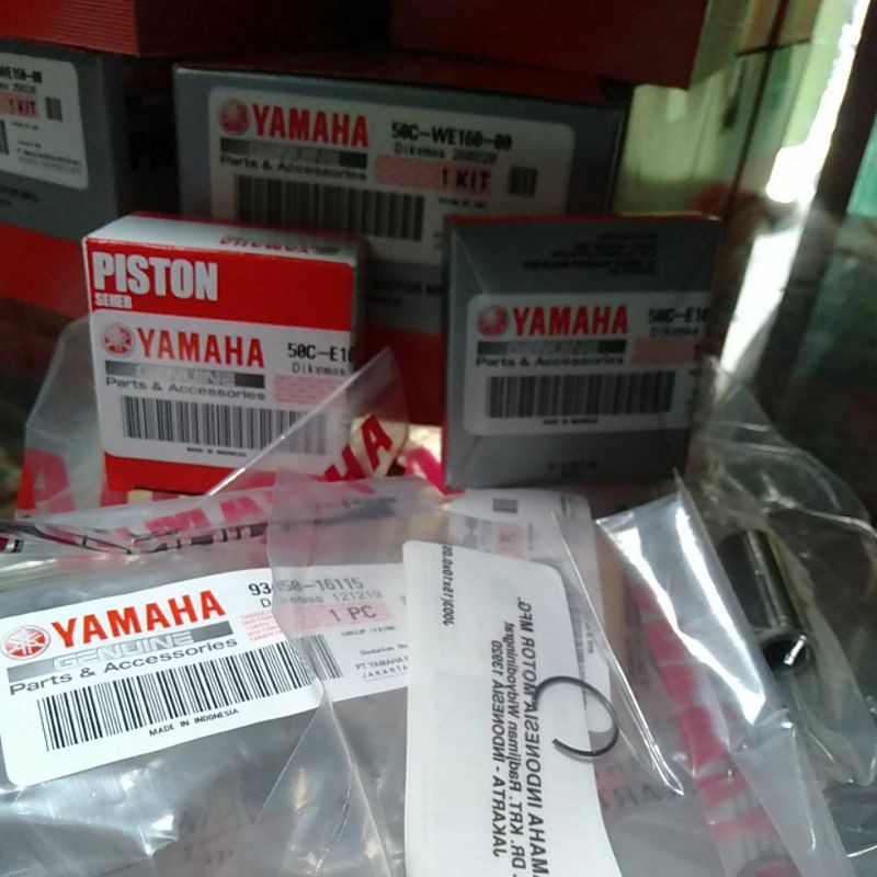 piston kit / seher set Jupitermx135 asli