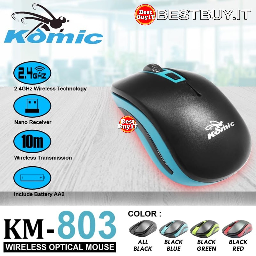 Mouse wireless komic KM-803