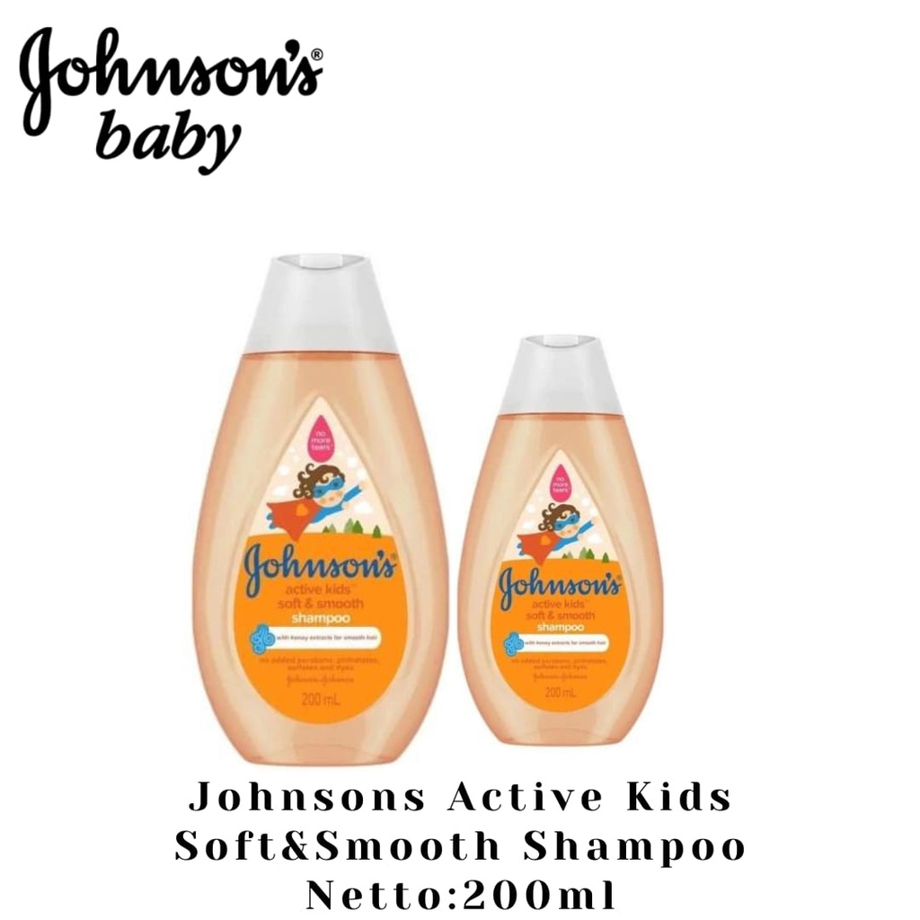 Johnson's Active Kids Soft & Smooth Shampoo 200ml