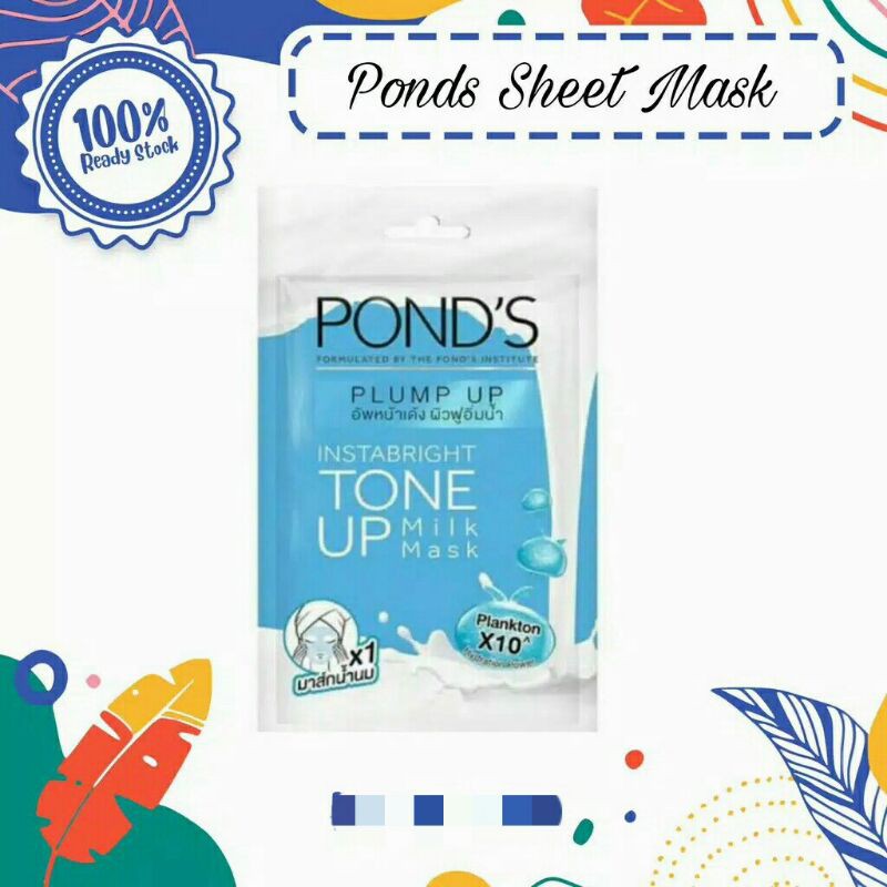 pond's tone up sheet mask