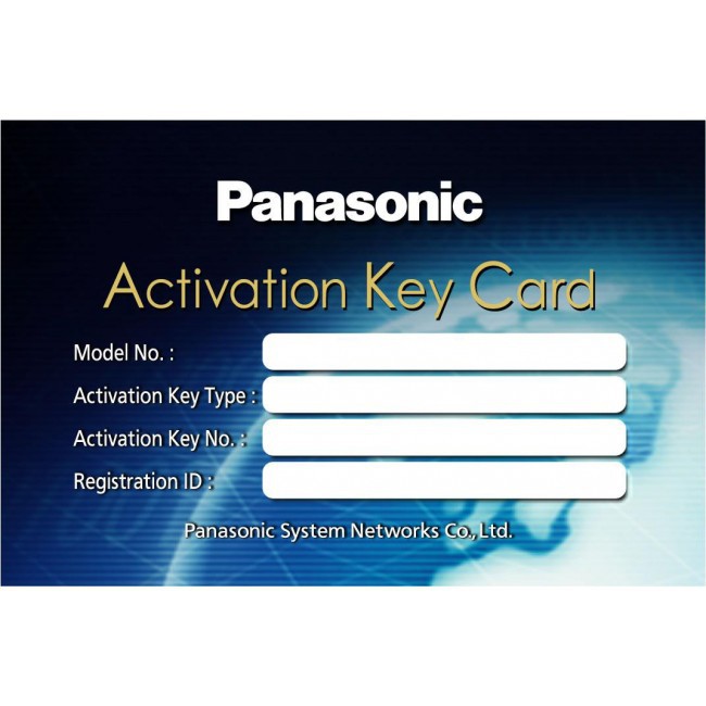 Activation Key  KX-NSU002X