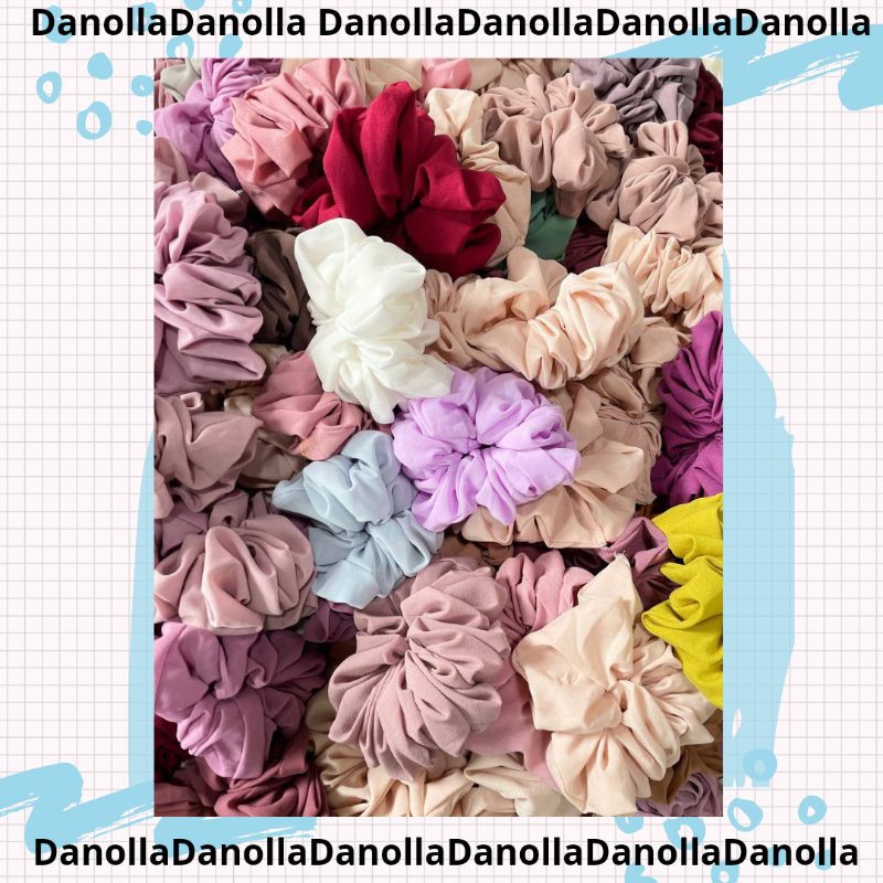 Scrunchie Jumbo / Scrunchie Hijab / Hijab Anti Pusing