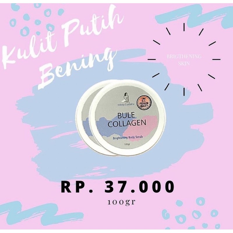 BULE COLLAGEN SCRUB (100gr) free gift