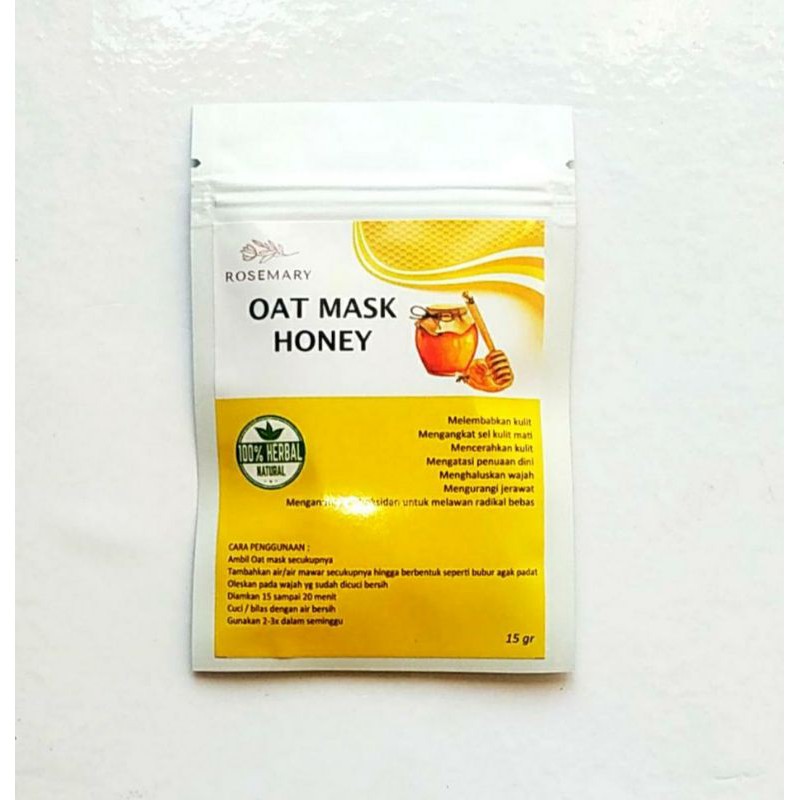 Masker Oat Honey