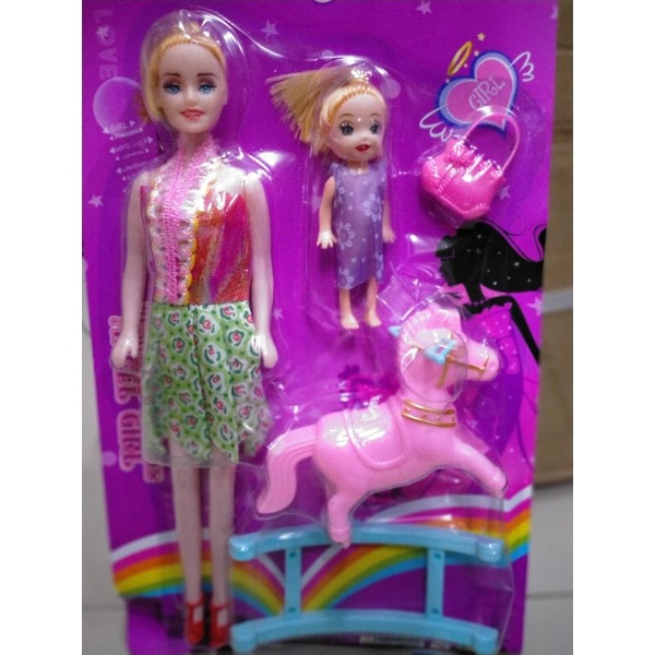 boneka berbie angel + anak