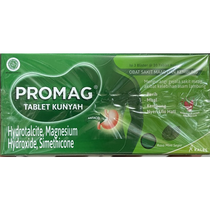 Promag Tablet Box ( Isi 4 Pak)