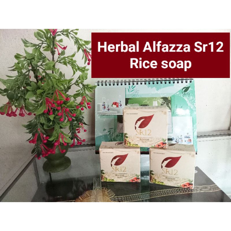Rice soap/Sr12/Kulit berjerawat/berminyak