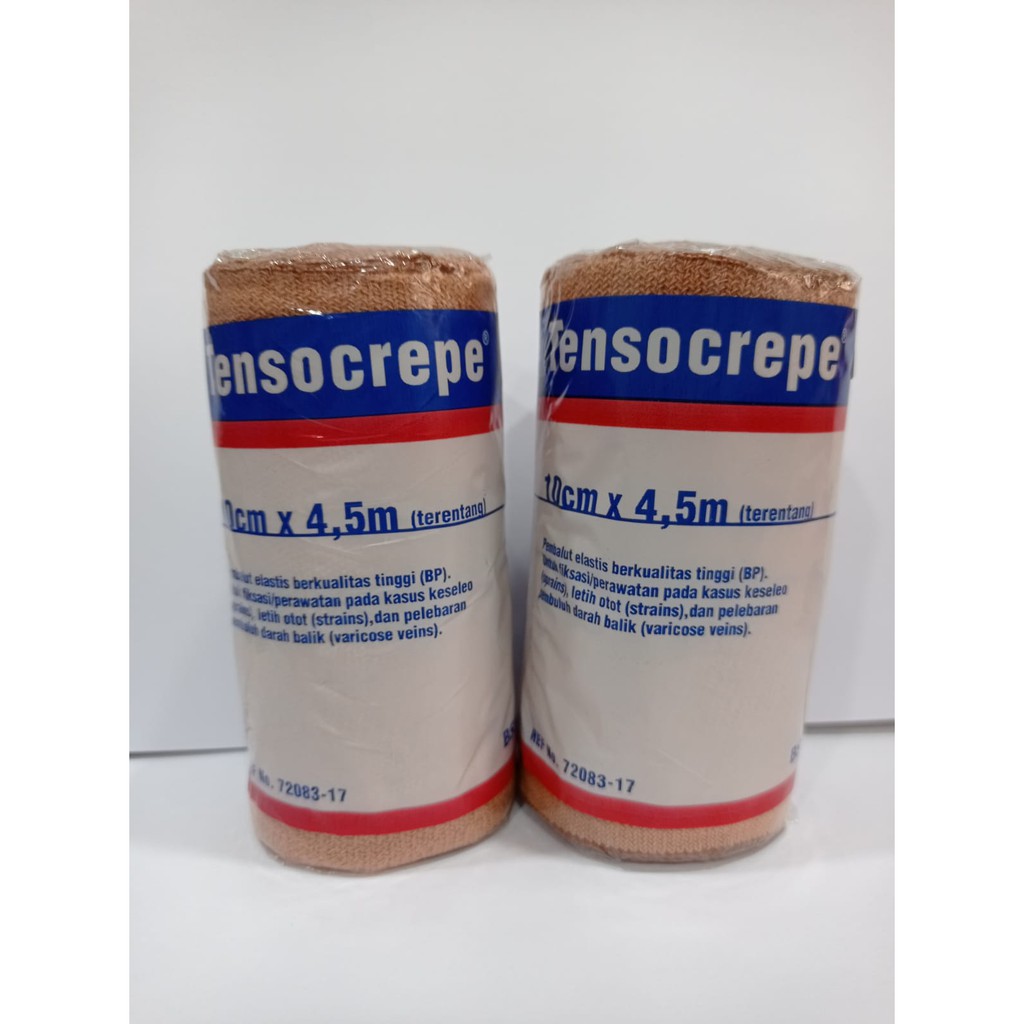 TENSOCREPE 10 CM X 4,5 M PERBAN ELASTIS