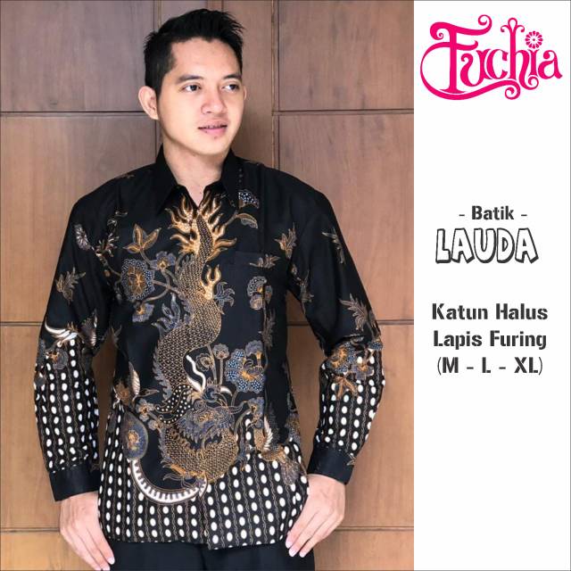 Kemeja batik panjang lauda