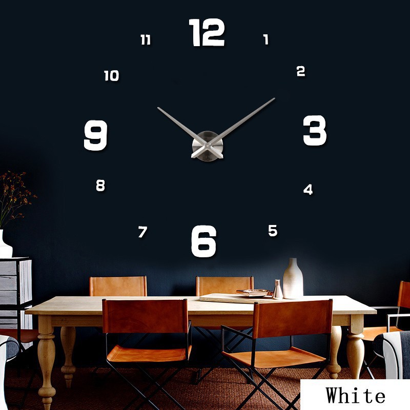 Jam Dinding DIY Giant Wall Clock 80-130cm Diameter - ELET00660