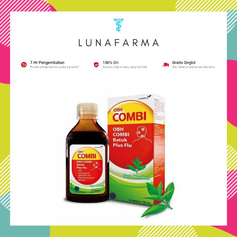 OBH Combi Batuk Plus Flu 100 ml - Rasa Menthol