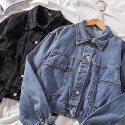 Terbaru.. ORIN CROP JACKET JEANS