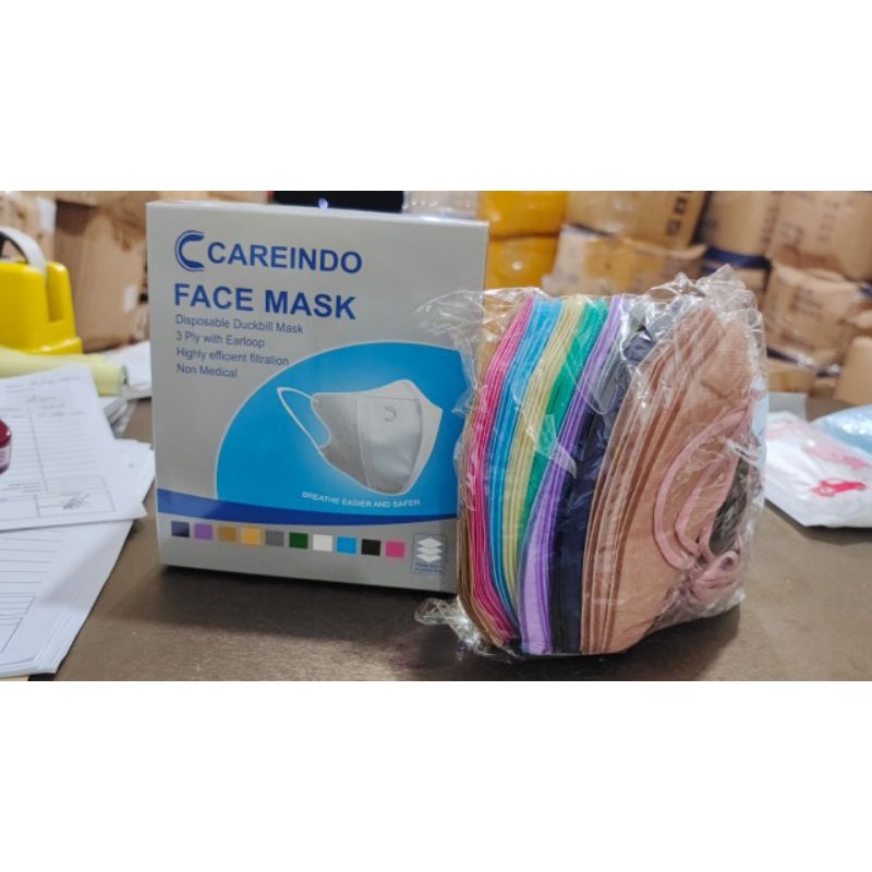 Masker Duckbil Rainbow isi 50pcs