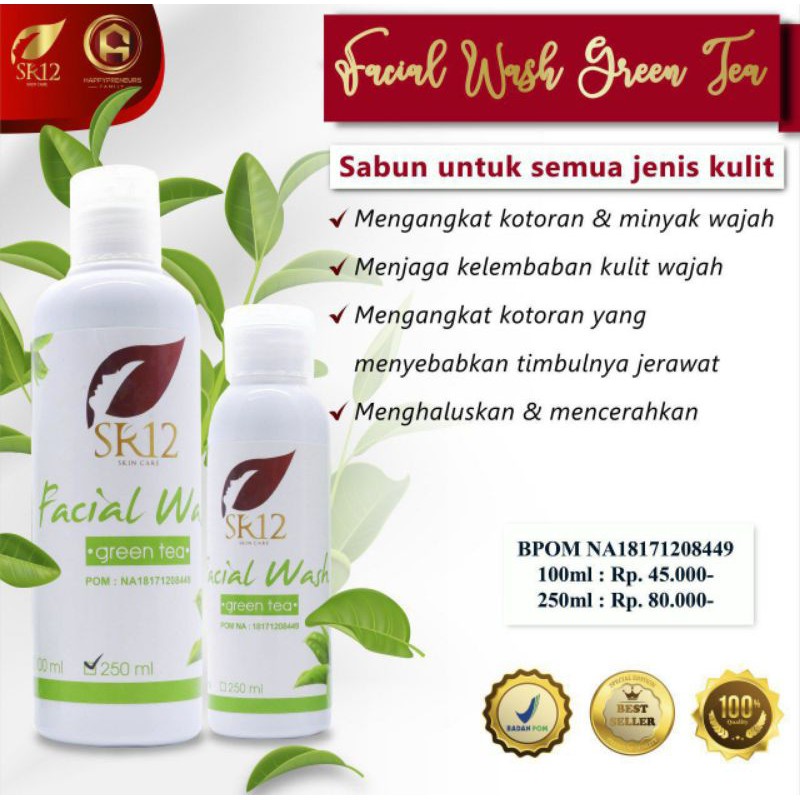 FACIAL WASH GREENTEA SR12