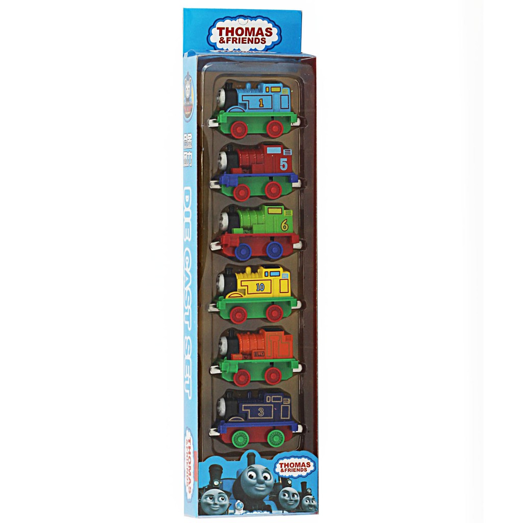 DIECAST SET THOMAS ISI 6PCS MAINAN KERETA THOMAS