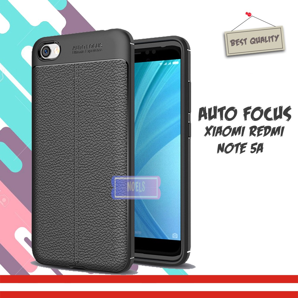 Case Auto Focus Xiaomi Note 5A Prime Softcase Auto Focus Leather Experience Slim Ultimate