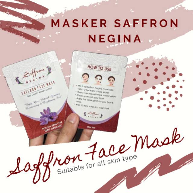Masker Saffron Negina