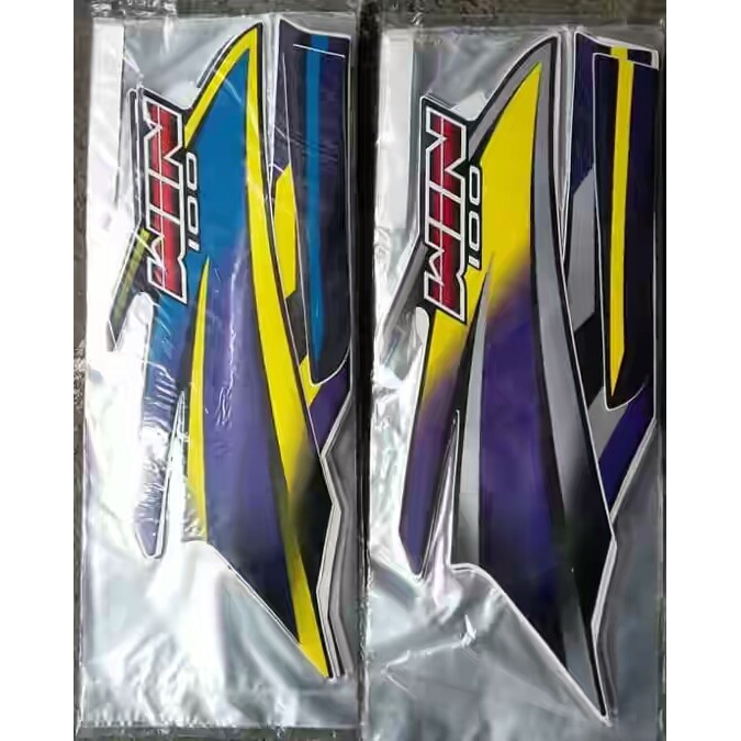 striping standar win 100 hitam