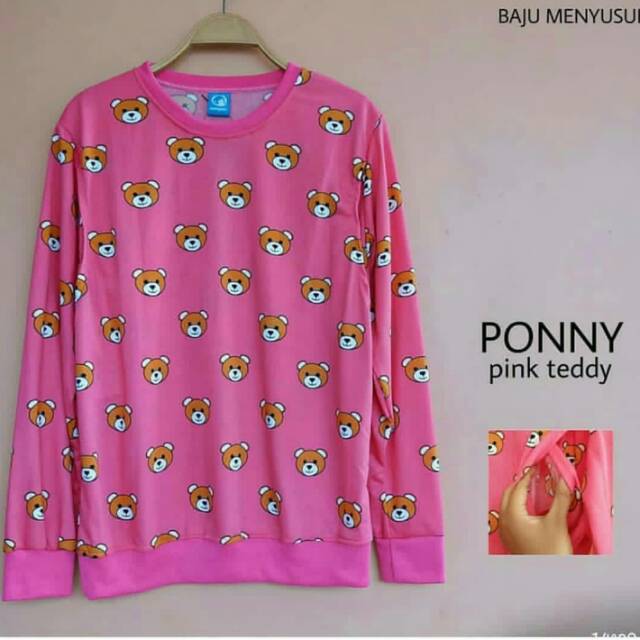 Ponny pink teddy