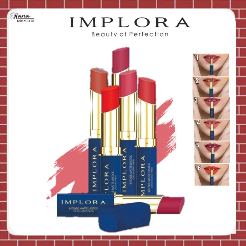 [IMPLORA] LIPSTIK IMPLORA INTENSE MATTE STICK