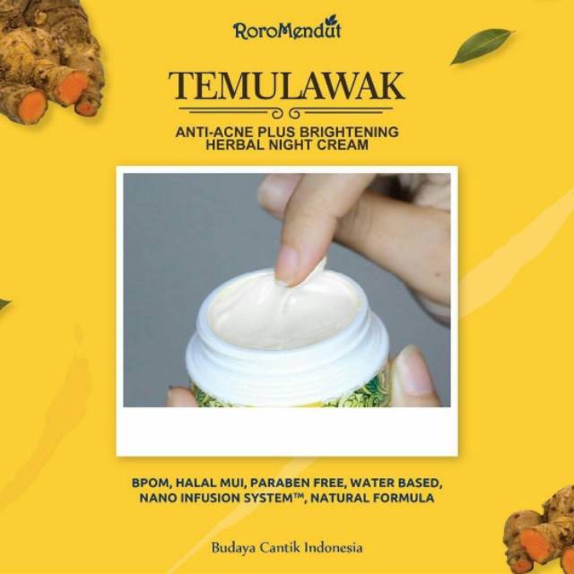 Night Cream Temulawak