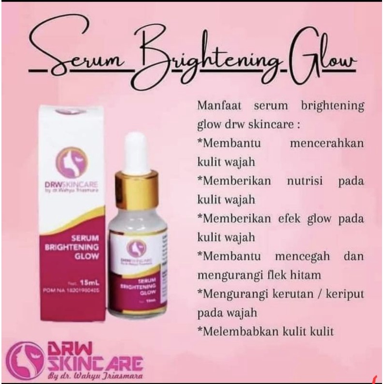 serum glow drw skincare