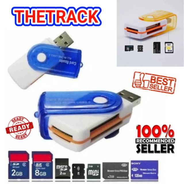CARD READER MULTI 4in1 SN83 / SLOT USB ADAPTER MICRO SD USB SB