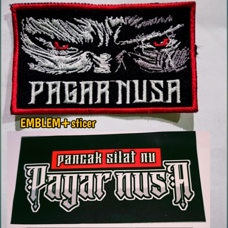 Emblem aksesoris pagar nusa